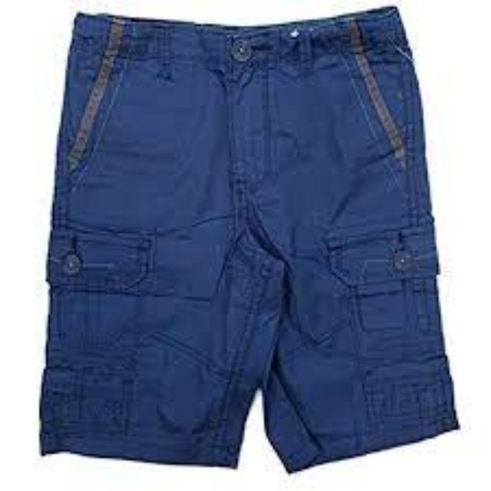 Generra Boys Adjustable Waistband Shorts Blue New With Tags Size 8